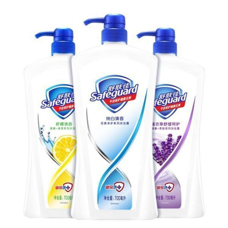 舒肤佳沐浴液舒服沐浴露沐浴露家庭装舒肤佳沐浴露720ml家庭装纯白