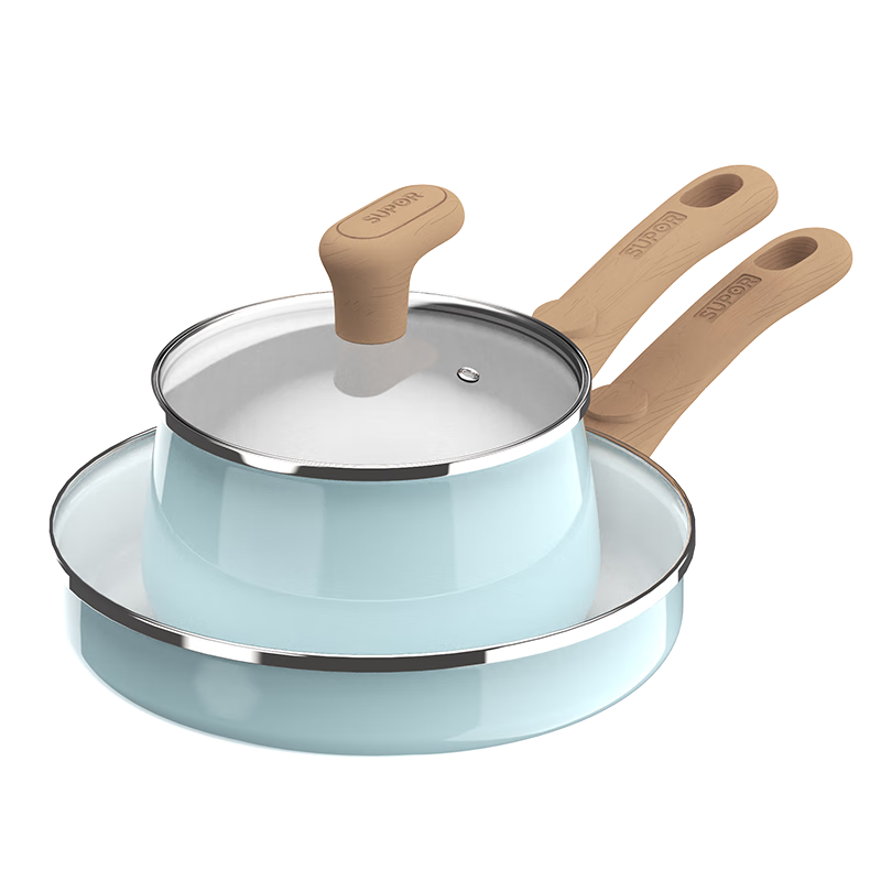苏泊尔(SUPOR)套装锅 VTP2215T 16cm汤奶锅/24cm煎锅(单位:套)高清大图