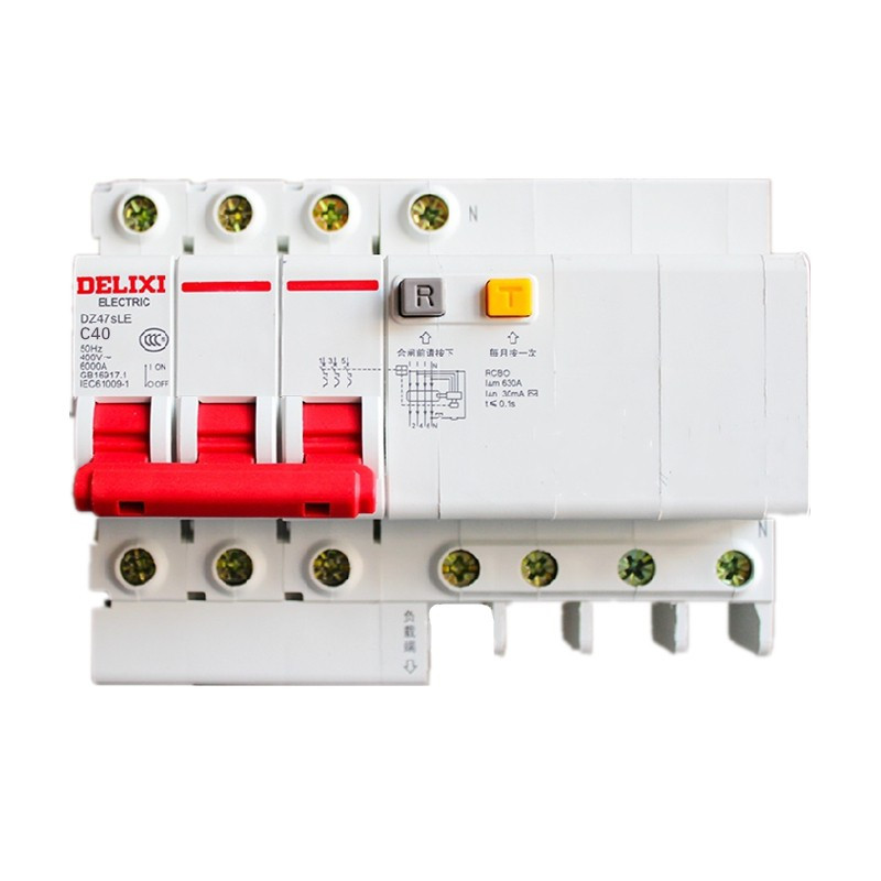 德力西电气(DELIXI ELECTRIC)空气开关带漏电保护器DZ47SLE 3P+N 40A