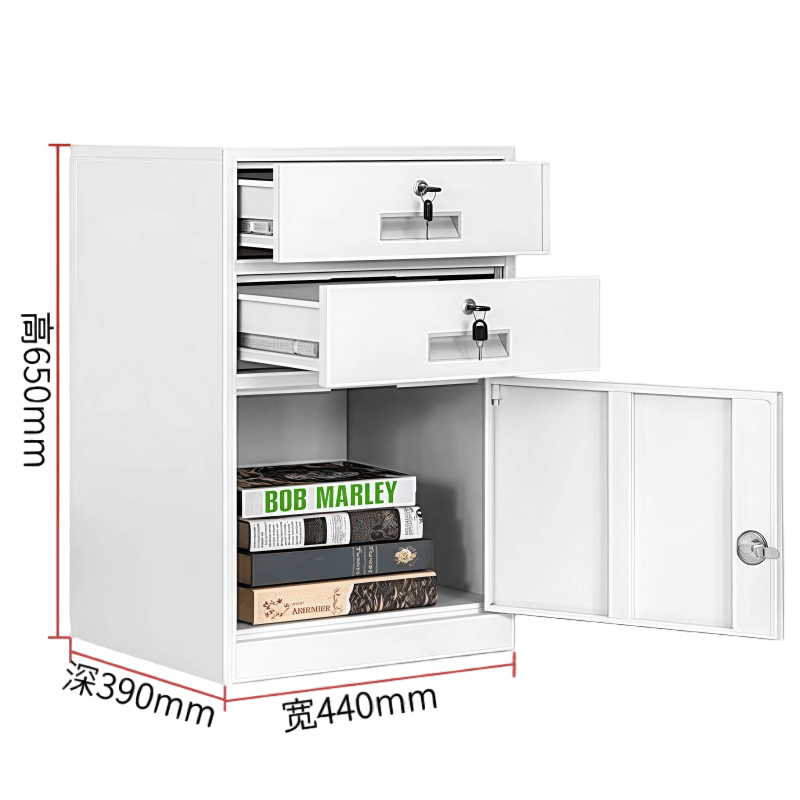 鑫木樽矮柜二斗一门台高清大图