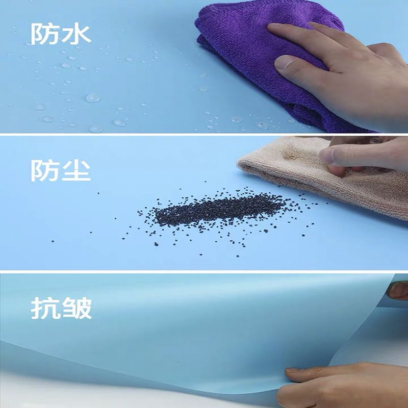 摄影背景磨砂pvc布拍照纸纯色照相照摄影道具背景板镜面|60*130CM倒影黑色