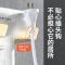 太空铝浴室放吹风机架免打孔多功能简约壁挂式理发店发廊家用墙上 富贵亮银色(打孔/免打孔) 太空铝吹风架1个装[送螺丝/胶