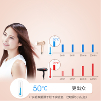 松下 (Panasonic) 电吹风 EH-WNE2H 家用 便携 负离子速干