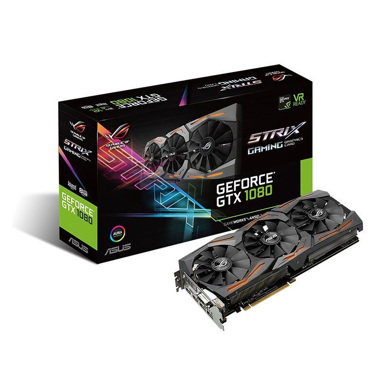 华硕(Asus) STRIX-GTX1080-A8G-GAMING 非公GTX1080猛禽战枭