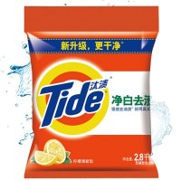 汰渍(Tide)净白去渍洗衣粉(柠檬清新型)2.8kg/袋 勤洗衣 强效去渍 洁净更省心