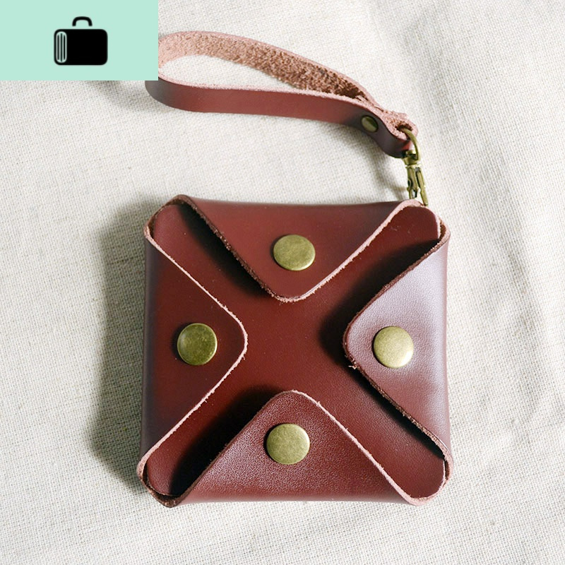 新款创意女可爱小零钱包硬币包男韩国迷你牛皮搭扣个性牛皮小钱包new