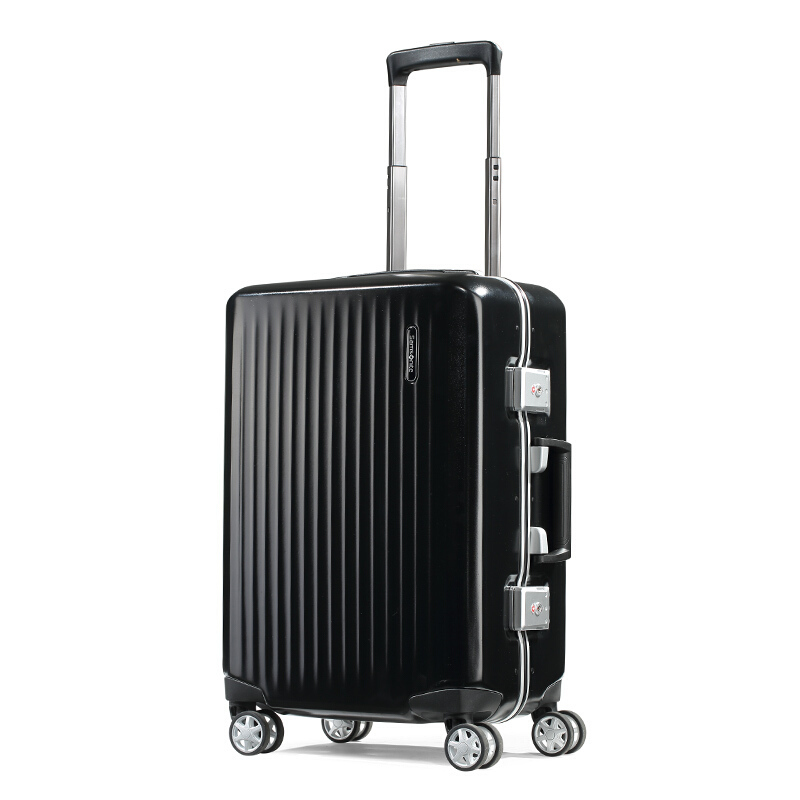 新秀丽(samsonite)飞机轮铝框箱女万向轮拉杆箱行李箱男旅行箱20/24/28寸TR8