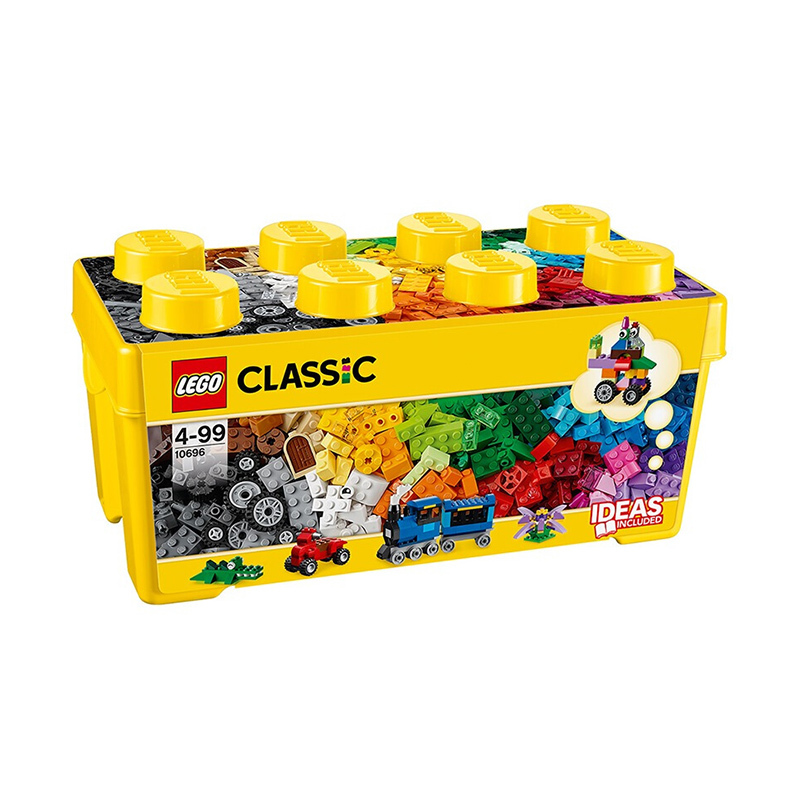 LEGO/乐高 Classic经典创意系列 中号积木盒 4岁+ 484粒 10696中号 儿童益智拼插玩具