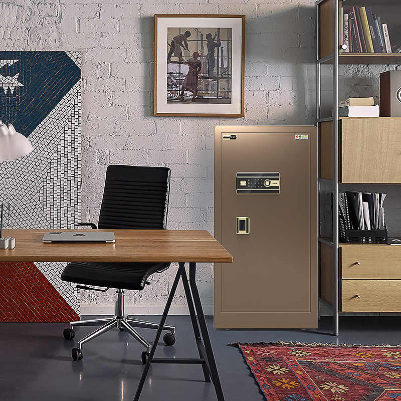 保险柜商用全钢 150cm 钥匙+密码液晶显示 颜色可选高清大图