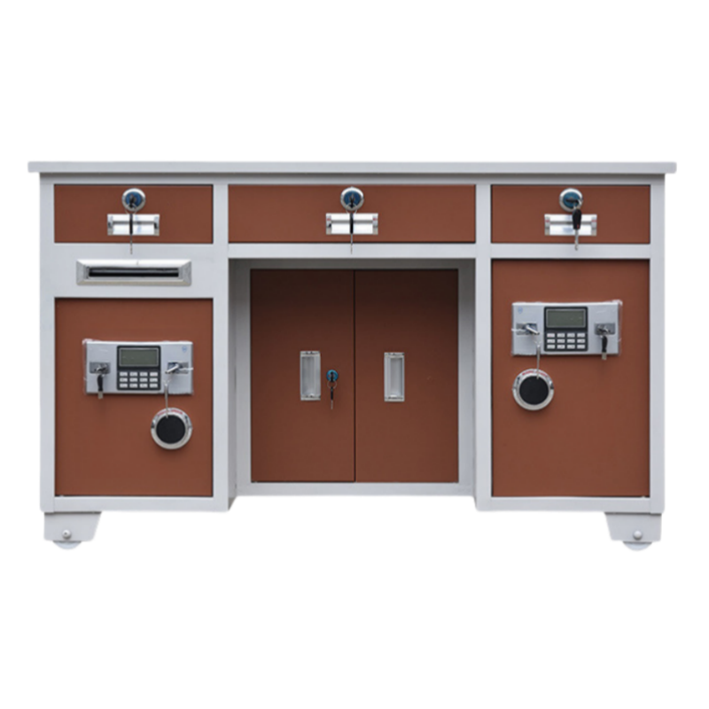 蕃蒂 电子保险桌1.3米双柜张高清大图