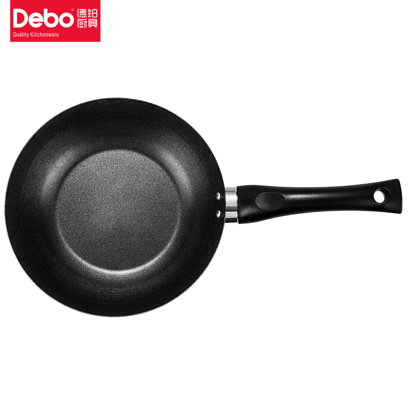 Debo 德铂马蒂诺铁质炒锅炒菜锅30cm DEP-598 带盖