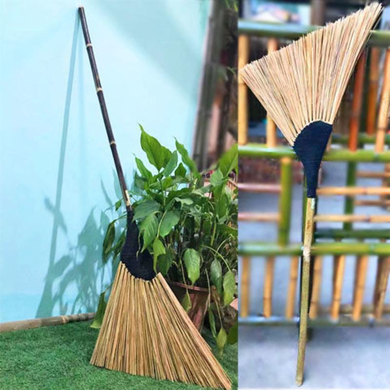 竹扫帚大扫把扫雪户外庭院马路大扫帚农村家用硬毛竹扫把工厂扫把木柄