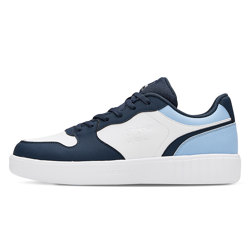 361运动板鞋男新款透气冲孔缓震回弹防滑耐磨小白鞋