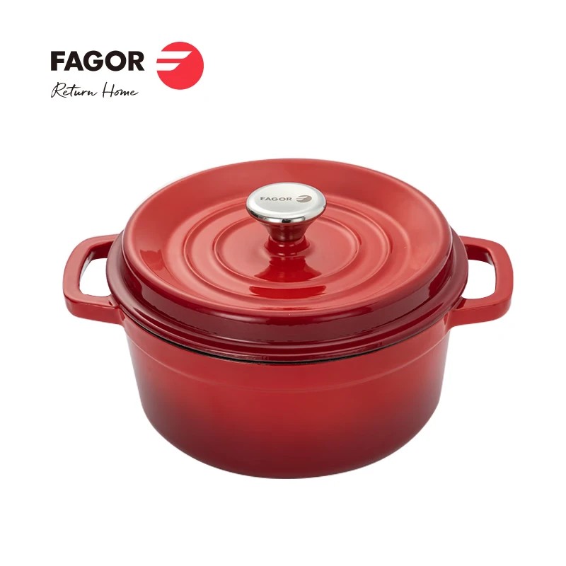 FAGOR法格铸铁珐琅锅FG-HZT2201TG(28.1*22.15*10.2cm)高清大图