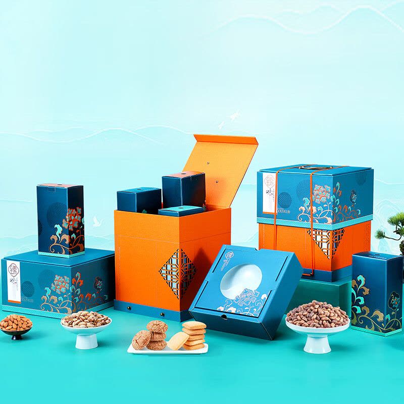 臻味 宋之韵坚果礼盒 1.704kg 盒图片