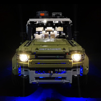 HiBrick积木灯饰 路虎卫士越野车 适用乐高42110灯光灯具 LED灯饰 42110遥控版(仅售灯饰不含积木)