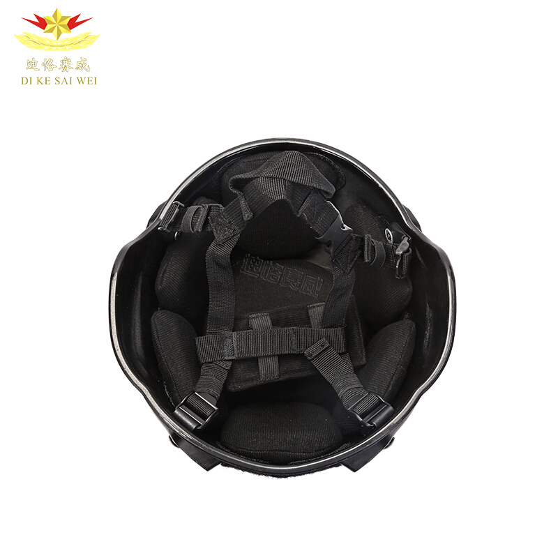 兵器库FAST军迷CS骑行登山战术头盔轻量化快速反应ABS塑料防护运动保护头部黑色_357高清大图