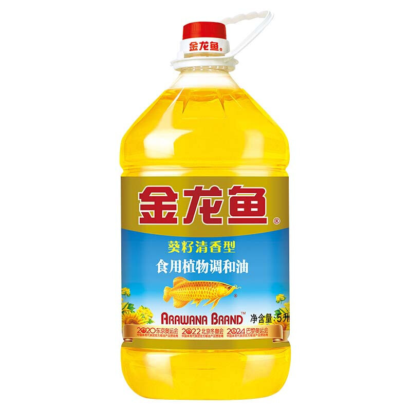 金龙鱼葵花籽清香型调和油5L