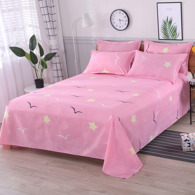 家柏饰corated床单磨毛床单双人床单单件学生宿舍床单枕套被单床上