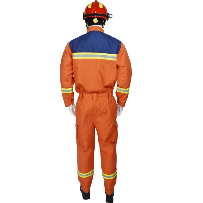重虎应急救灾训练服全棉阻燃消防灭火套装六20式抢险救援服6件套
