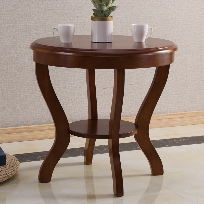 檀星星茶几205 实木阳台小茶几简约小型客厅小桌椅三件套中式家用休闲