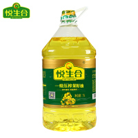 悦生合一级压榨菜籽油5升约10斤纯正农家桶装家用非转基因食用油