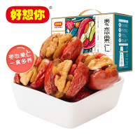 [好想你_540g枣恋果仁]红枣夹核桃葡萄干儿童开胃零食礼盒