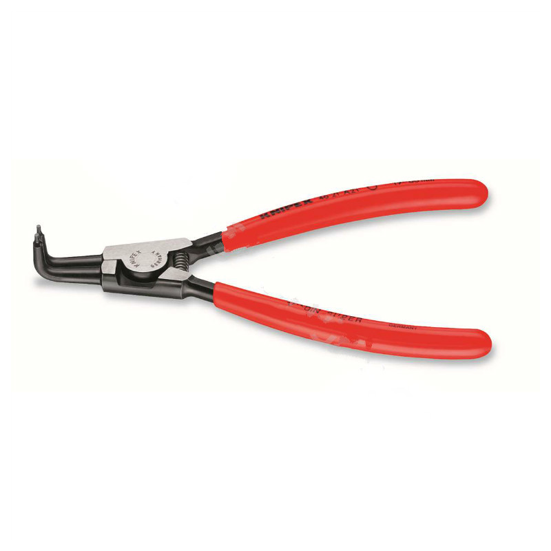 凯尼派克 KNIPEX 46 21 A21外卡簧钳(90°弯嘴,抛光头,塑料套柄)6.7“ 19-60mm