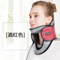 界面医疗 颈椎牵引器家用拉伸医用吊劲椎病颈部治疗器神器脖子疼矫正架 酒红色
