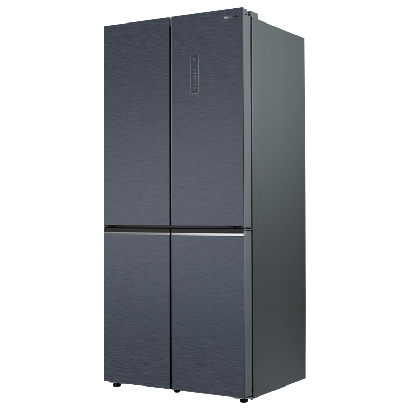 美菱 BCD-600WUP9BT星釉蓝 对开门冰箱 600L 一级效能 十字对开门 MLS多普养鲜 零下32度深冷速冻