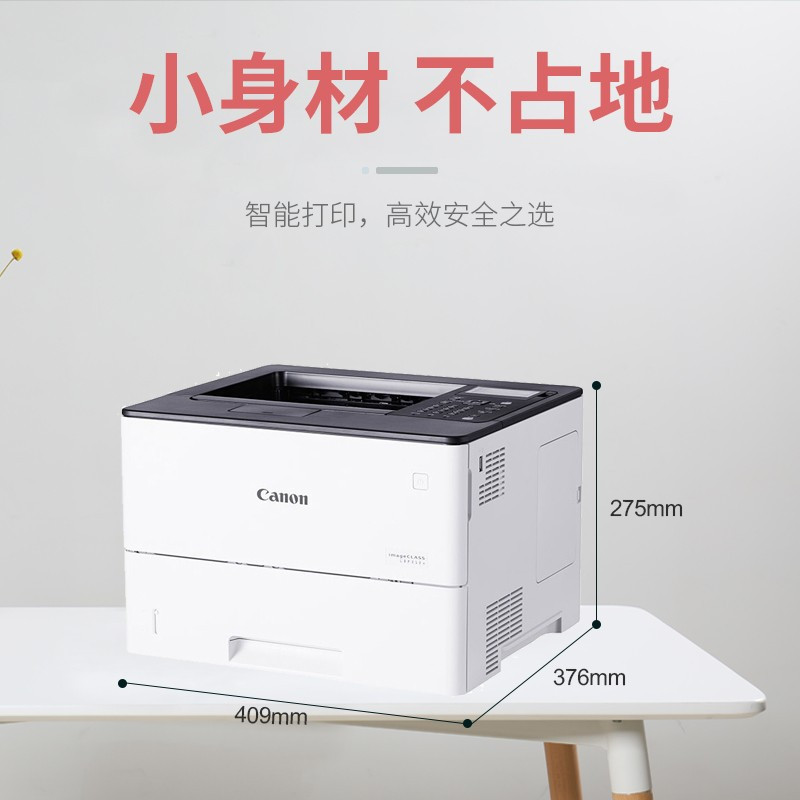 佳能(Canon)LBP225dn A4黑白激光商用办公自动双面有线网络局域网打印机办公家用文件资料材料打印机替代LBP211dn 标配