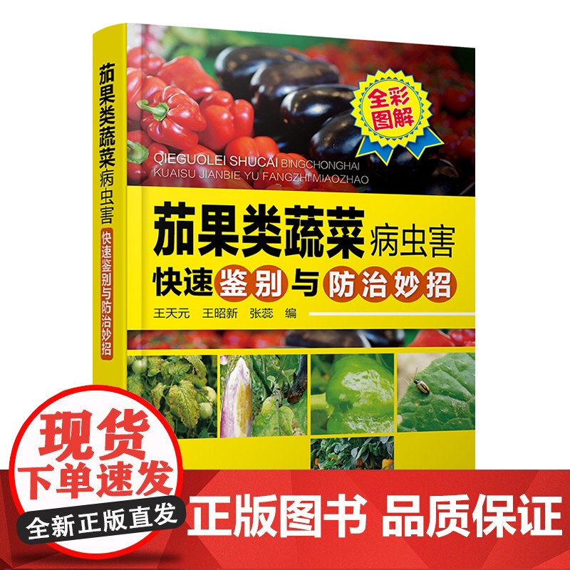 茄果类蔬菜病虫害快速鉴别与防治妙招(全彩图解) 9787122457301 王天元 王昭新 张蕊 编 化学工业高清大图