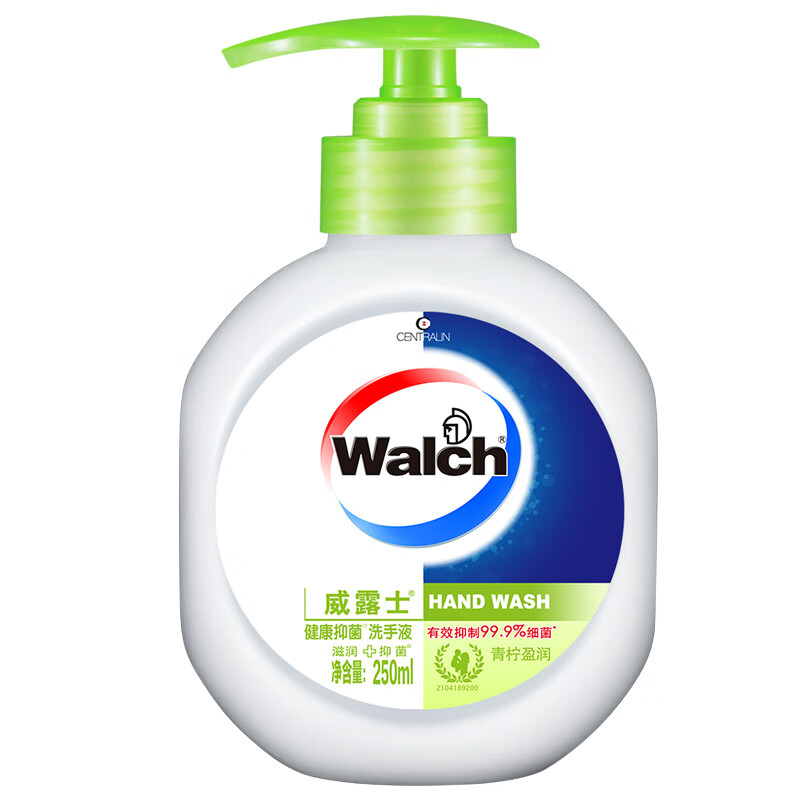威露士健康抑菌洗手液250ml 青柠盈润泡沫丰富易冲洗护手儿童学生