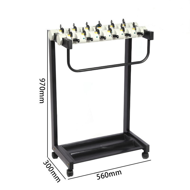 豫汉迎雨伞架带锁 12头雨伞架加高560*300*970mm个 默认