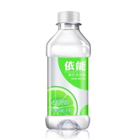 依能青柠味无糖无汽弱碱性苏打水350ml*6瓶饮用水小瓶水