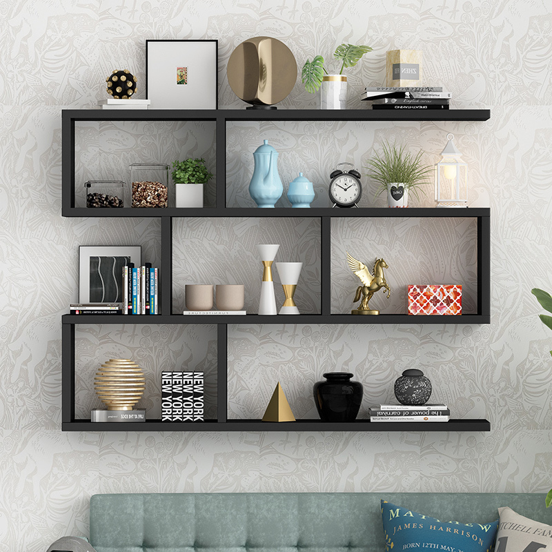 寻木匠墙上置物架壁挂书架墙装卧室隔板墙面装饰客厅电视背景墙壁柜