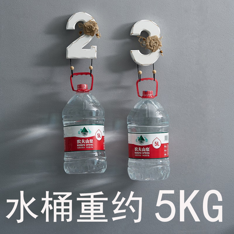 墙上墙壁装饰挂钩挂饰轻奢客厅墙饰卧室墙面上挂件创意壁挂北欧 三维工匠 蓝色系组合壁饰
