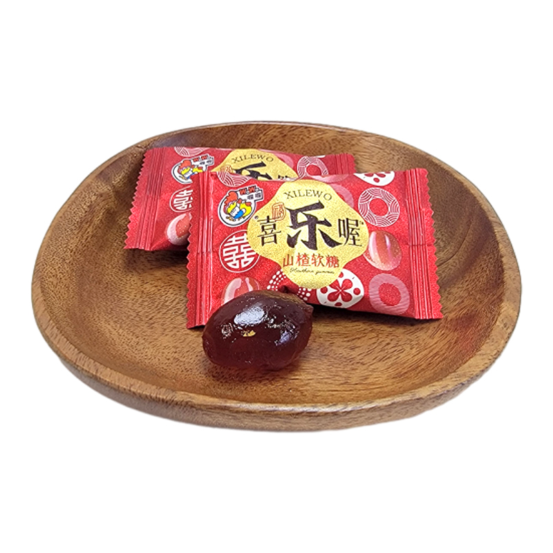 喔喔山楂软糖果散装250g婚庆结婚喜糖年货休闲零食品凝胶糖果高清大图