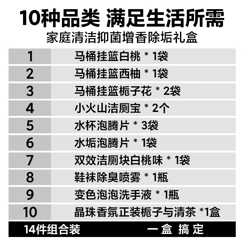 小仓熊·组合装2/szhz2家庭清洁抑菌增香除垢套装高清大图
