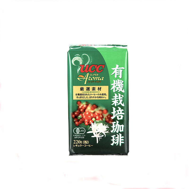 [有机栽培]悠诗诗(UCC)有机栽培咖啡粉超香系列 220g/盒 进口咖啡粉 黑咖啡 原味咖啡 冲调饮品 日本进口