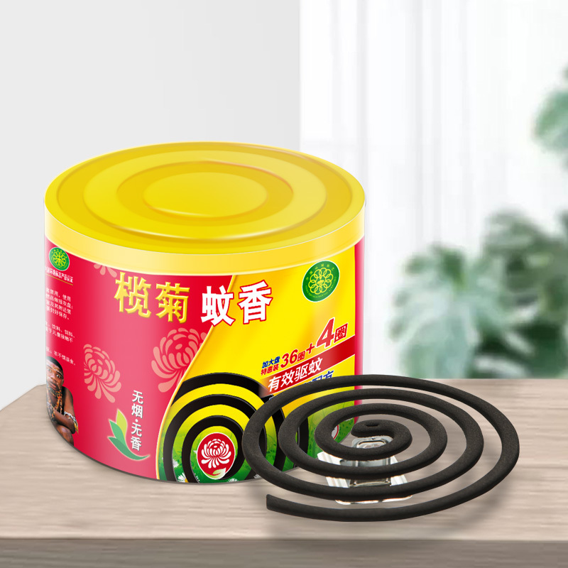 榄菊 加大盘无烟蚊香筒装40单圈 家用驱蚊防蚊 蚊香/蚊香液