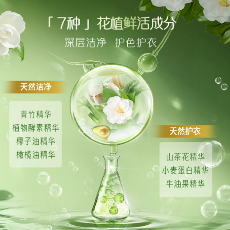 立白花植时代花植浓缩洗衣凝珠240G(24颗)高清大图