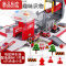 真智力儿童变形消防车轨道玩具汽车男孩城市警车套装收纳益智宝宝停车场 工程款[配11辆车+1只飞机+11个路标]可变形/灯