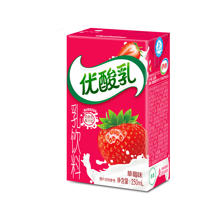 伊利草莓优酸乳250ml