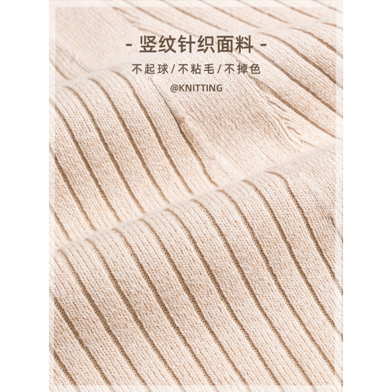 针织半身裙女春秋冬季2023年新款高腰显瘦a字赫本风大码黑色半裙