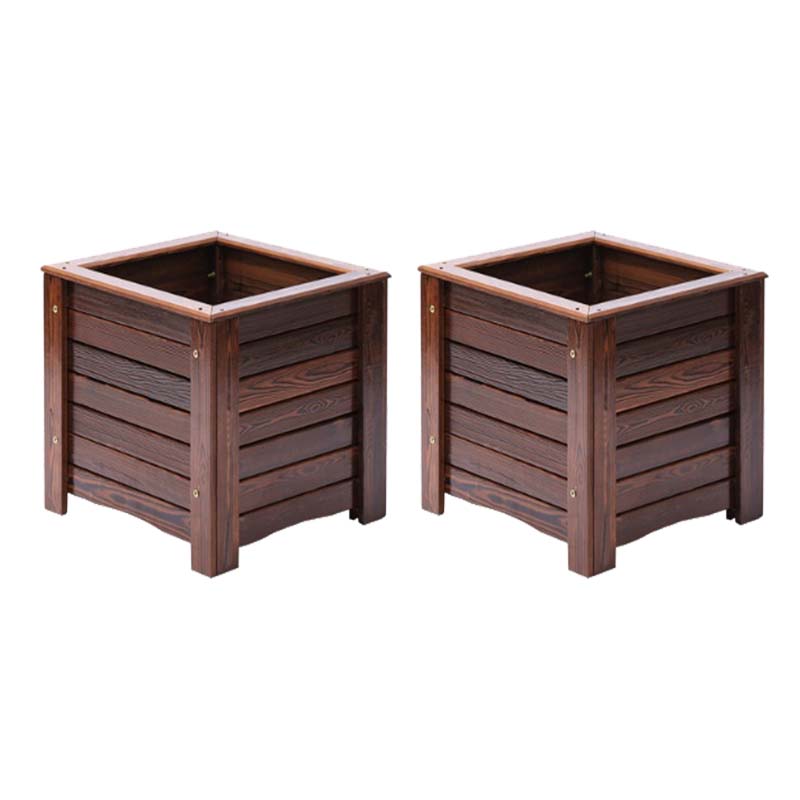 安虎 户外防腐木花箱 60*60*80cm 个高清大图