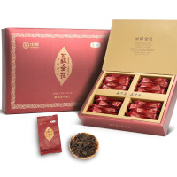 中茶湖南安化黑茶 甘醇金茯 手筑茯砖茶 甘醇金茯196g礼盒