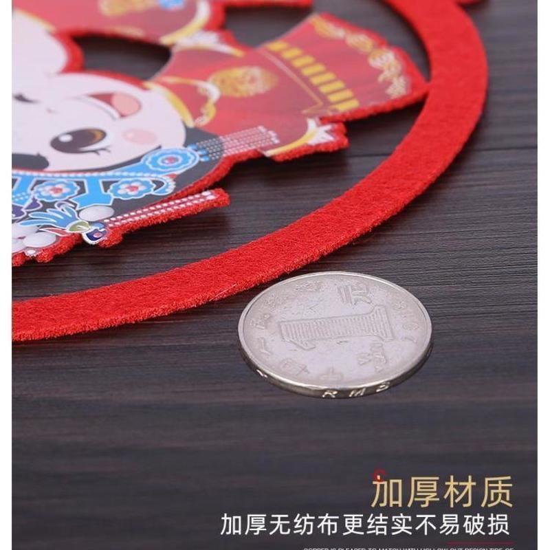 结婚庆客厅布置装饰拉花婚房波浪旗套装喜字婚礼中式场景新房用品 波浪旗(1条)