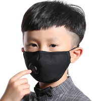 好安馨HAOANXIN 儿童口罩防雾霾PM2.5呼吸阀口罩纯棉透气防尘男女冬季宝宝卡通口罩活性炭层