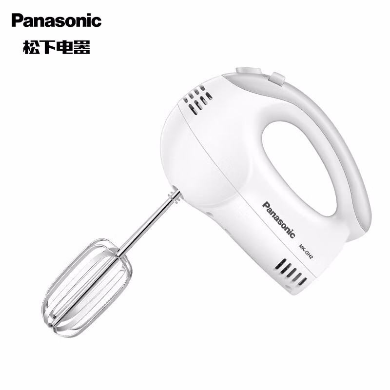 松下 (Panasonic)和面机家用全自动多功能料理机 打奶油机 打蛋器 多功能搅拌机MK-GH2 灰色